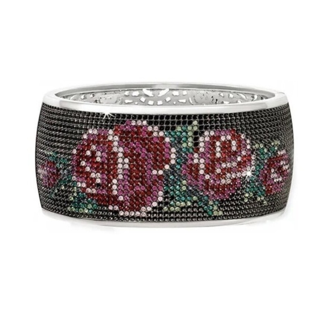 NWT Brighton Victorian Rose Hinged Bangle